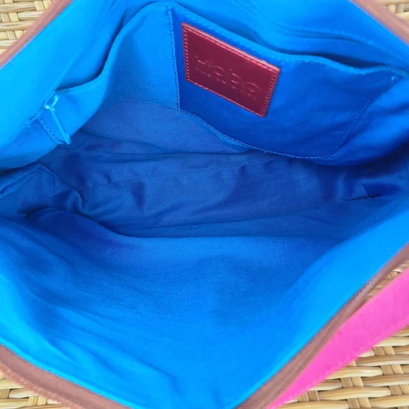 Hobo International Pink Saffiano Leather Shoulder Bag Purse - Picture 13 of 16